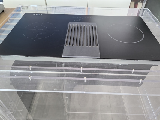satın al 60cm Elektrikli 2 Bölge İndüksiyon Merkezi, 3 Hızlı, 504 m3/Saat ve Dokunmatik Kontrol Panelli online manufacture