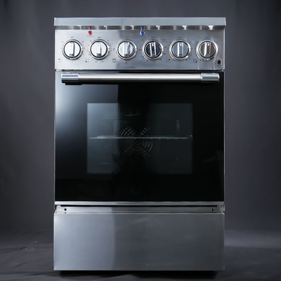 24'' Özgür Elektrikli Menzil 4 Element Elektrikli Oven 80L / 2.8 Cu.Ft ile
