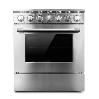 Fırınla Elektrikli Ocak 30 Inç Özgür Elektrikli Aralık 124L / 4.4 Cu.Ft 12kW